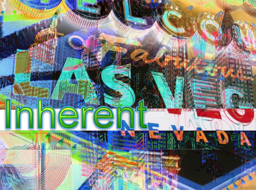 Grüne Las-Vegas-Vision nach Pynchon von Goedart Palm