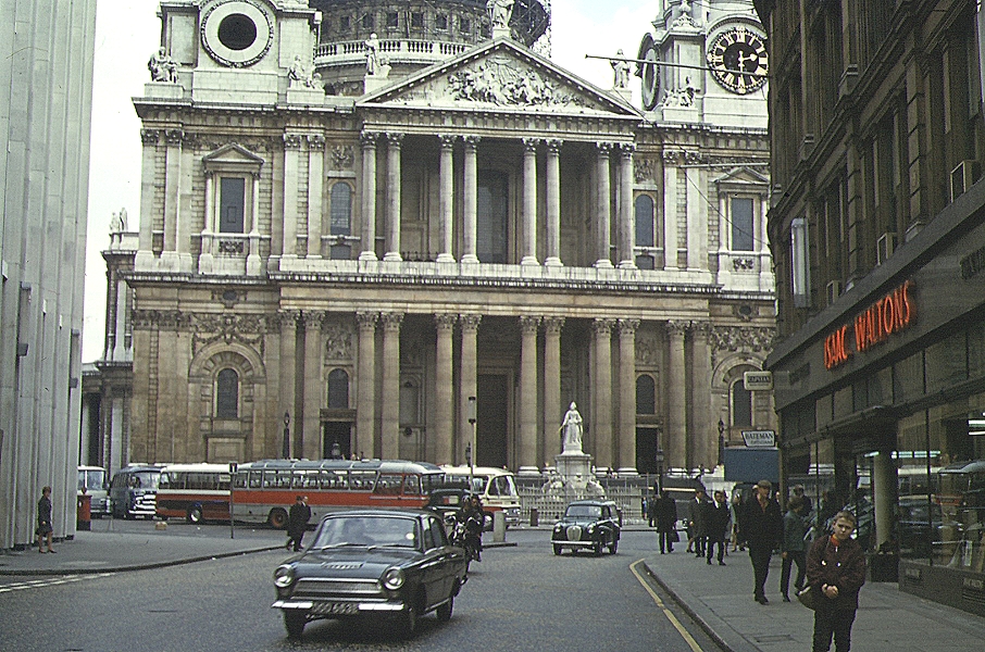 Queen Anne Statue London 1968